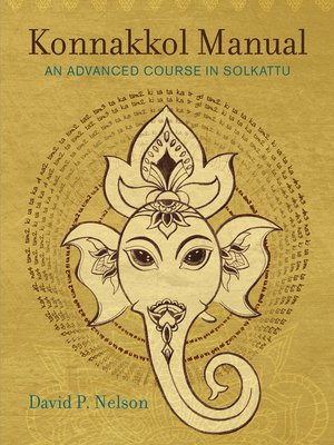 cover image of Konnakkol Manual